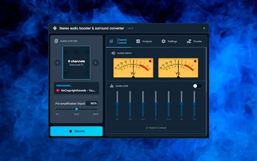 Stereo Amplifier & Surround Sound – সেরা অডিও কনভার্টার ডাউনলোড করুন - Screenshot 1