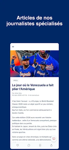 BaseBall TV France ডাউনলোড করুন – ফ্রান্সের বেসবল নিউজ আপডেট - Screenshot 5