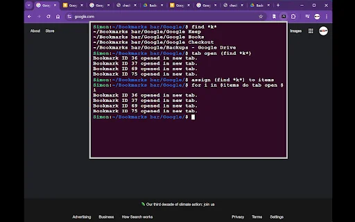 Chrome Terminal ডাউনলোড করুন – ব্রাউজারের জন্য কমান্ড লাইন টুল - Screenshot 5