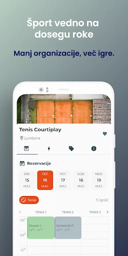 Courtiplay ডাউনলোড করুন – টেনিস, প্যাডেল ও ব্যাডমিন্টন খেলার সঙ্গী খুঁজুন - Screenshot 3