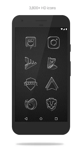 Glass Pack Pro – Clear Icons ডাউনলোড করুন | স্টাইলিশ আইকন প্যাক - Screenshot 2