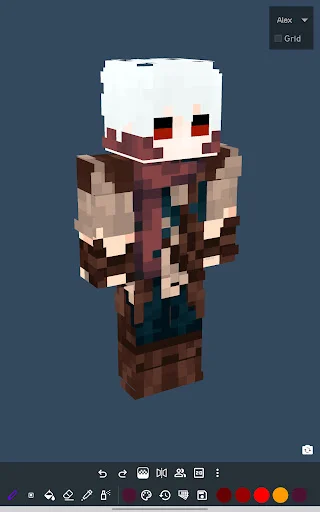 Minecraft-এর জন্য 3D Skin Editor ডাউনলোড করুন – সেরা মোবাইল স্কিন এডিটর - Screenshot 16