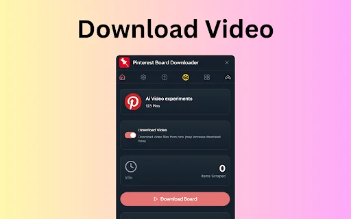 Pinterest Board Bulk Downloader: এক ক্লিকে পিন্টারেস্ট ইমেজ ডাউনলোড - Screenshot 3