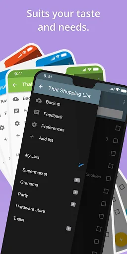 That Shopping List PRO ডাউনলোড করুন – সেরা গ্রোসারি লিস্ট অ্যাপ - Screenshot 3