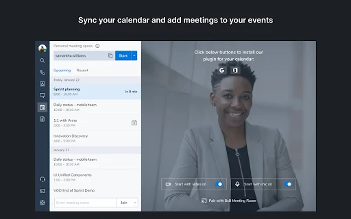 8×8 Work Meetings Chrome ডাউনলোড করুন – সেরা মিটিং টুল - Screenshot 2