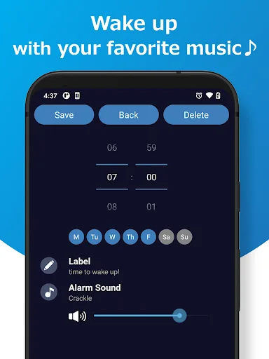 Alarm Clock + ডাউনলোড করুন – আপনার প্রিয় মিউজিক দিয়ে ঘুম ভাঙান - Screenshot 3