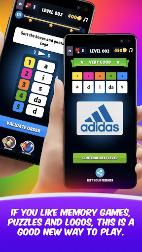 Logomania 3 Sort Quiz Words ডাউনলোড করুন – লোগো কুইজ গেম - Screenshot 6