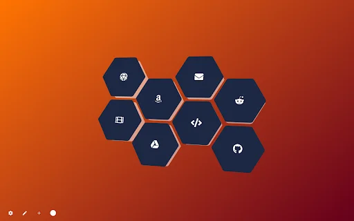 hexagonTab ডাউনলোড করুন – আপনার ব্রাউজারের জন্য সেরা বুকমার্ক টুল - Screenshot 3