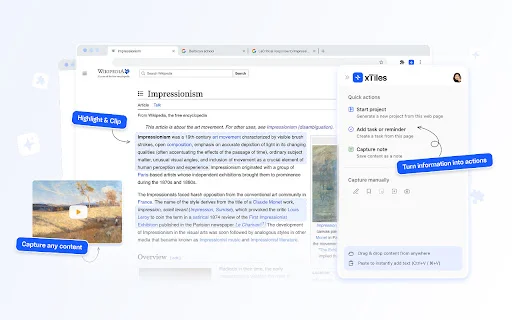 xTiles Web Clipper ডাউনলোড করুন – ওয়েব কন্টেন্ট সেভ ও অর্গানাইজ করুন - Screenshot 1