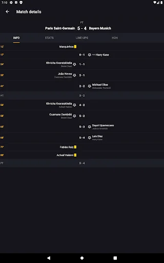 LiveScore Football ডাউনলোড করুন – সেরা ফুটবল আপডেট ও লাইভ স্কোর - Screenshot 19