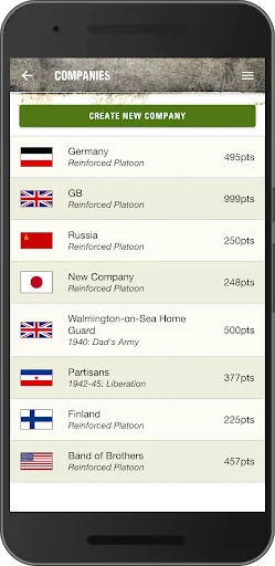 Warlord Games List Builder ডাউনলোড করুন – সেরা আর্মি লিস্ট মেকার - Screenshot 8