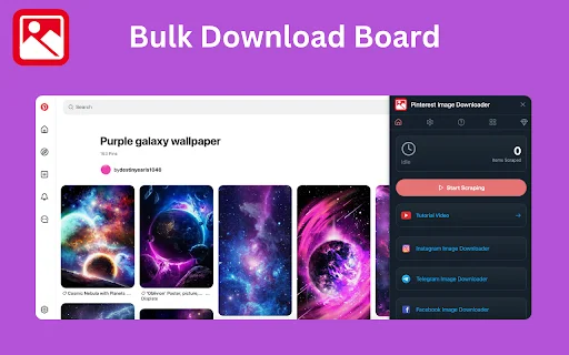 Pinterest Images Downloader ডাউনলোড করুন – এক ক্লিকে ছবি ও ভিডিও সেভ করুন - Screenshot 3