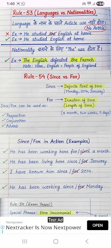 60 Rules of English Grammar ডাউনলোড করুন – ইংরেজি গ্রামার শিখুন - Screenshot 4