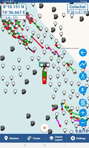 Kadal Map – Marine Navigation ডাউনলোড করুন – সেরা মেরিটাইম ট্র্যাকিং - Screenshot 8