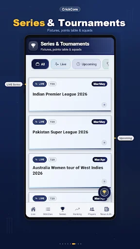 Live Cricket Score TV HD & IPL ডাউনলোড করুন – দ্রুততম ক্রিকেট স্কোর - Screenshot 6