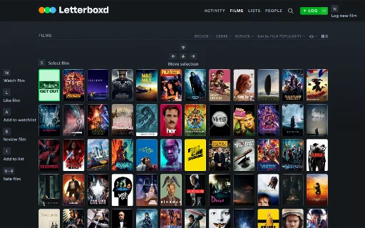 Letterboxd Shortcuts ডাউনলোড করুন – লেটারবক্সড কিবোর্ড শর্টকাট - Screenshot 2
