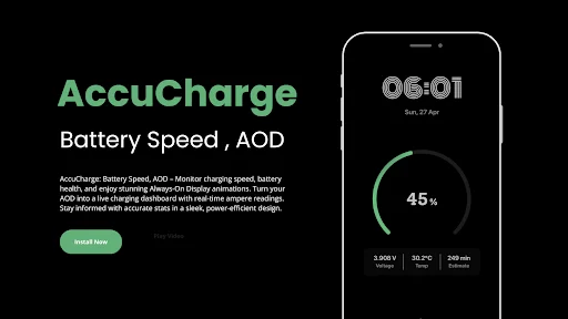 AccuCharge ডাউনলোড করুন – ব্যাটারি হেলথ ও ফাস্ট চার্জিং মনিটর - Screenshot 1
