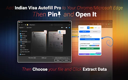 Indian Visa Autofill Pro ডাউনলোড করুন – দ্রুততম ভিসা আবেদন - Screenshot 2