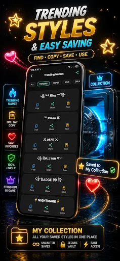 Pro Name Style: Elite Symbols ডাউনলোড করুন – সেরা গেমিং নিকনেম মেকার - Screenshot 7