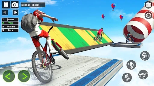 BMX Bicycle Stunt Cycle Games ডাউনলোড করুন – সেরা সাইকেল রেসিং - Screenshot 2