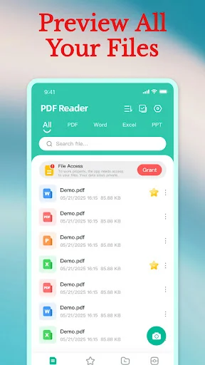 PDF Smooth Reader & Editor ডাউনলোড করুন – সেরা পিডিএফ এডিটর - Screenshot 1