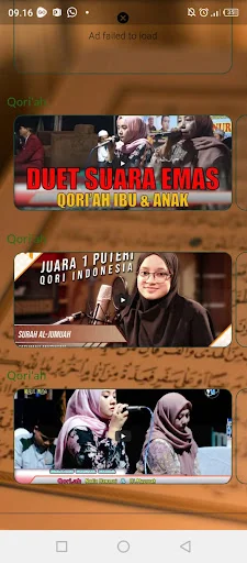 Qoriah Putri Internasional ডাউনলোড করুন – সেরা কোরআন তেলাওয়াত - Screenshot 2
