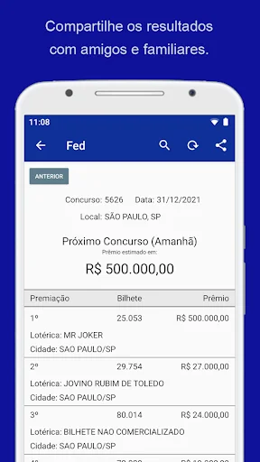 Resultados Loterias ডাউনলোড করুন – লটারি ফলাফল এখন হাতের মুঠোয় - Screenshot 16