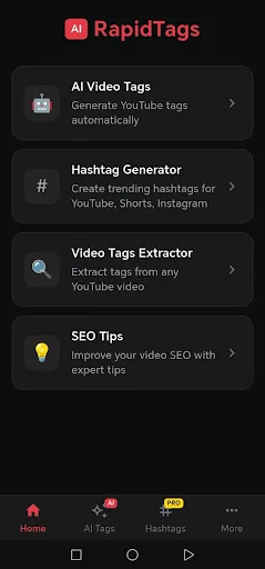 Rapid Tags Generator ডাউনলোড করুন – সেরা AI ট্যাগ ও হ্যাশট্যাগ টুল - Screenshot 4