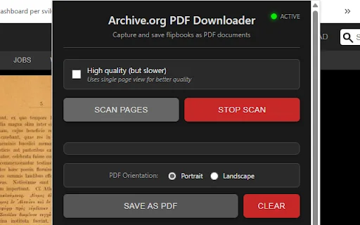 Archive.org Flip Book to PDF Downloader – সেরা অফলাইন পিডিএফ টুল - Screenshot 2
