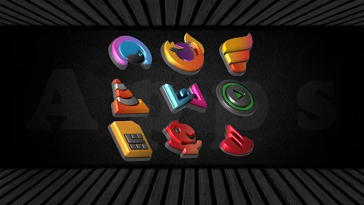 Auric Dark – 3D Icon Pack ডাউনলোড করুন – প্রিমিয়াম আইকন - Screenshot 11