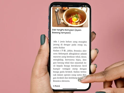 Resep Masakan Korea Terlengkap ডাউনলোড করুন – সেরা কোরিয়ান রেসিপি - Screenshot 5