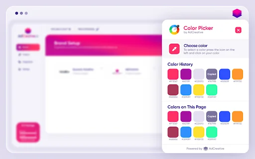 Color Picker by AdCreative.ai ডাউনলোড করুন – দ্রুত এবং সহজ কালার টুল - Screenshot 1