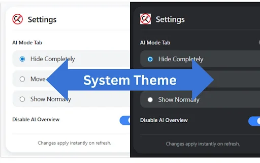 Disable AI Mode & AI Overview ডাউনলোড করুন – গুগল সার্চ ক্লিন রাখুন - Screenshot 3