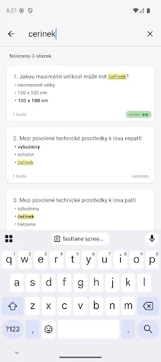 Testy pro rybáře Prémium ডাউনলোড করুন – মাছ ধরার পরীক্ষার সেরা অ্যাপ - Screenshot 4