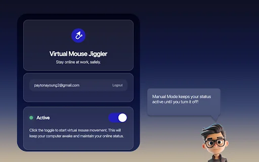 Virtual Mouse Jiggler ডাউনলোড করুন – অনলাইন স্ট্যাটাস সচল রাখুন - Screenshot 4