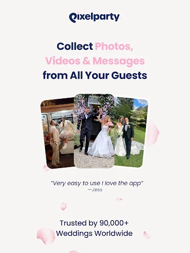 PixelParty: QR Wedding Photos ডাউনলোড করুন – সেরা ওয়েডিং ফটো শেয়ারিং অ্যাপ - Screenshot 7