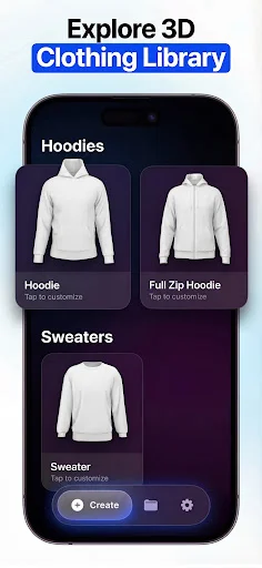 ThreadCam: 3D Clothing Mockups ডাউনলোড করুন – সেরা টি-শার্ট ডিজাইনার - Screenshot 3