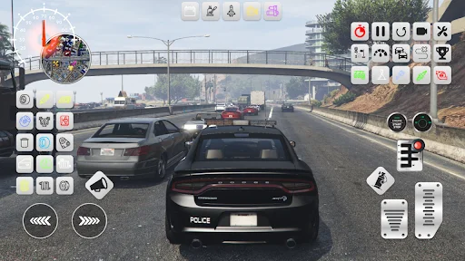 Charger Fast Police Car Driver ডাউনলোড করুন – ডজ চার্জার ড্রাইভ করুন - Screenshot 8
