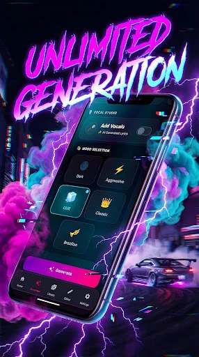 Phonk Maker: AI Song Generator ডাউনলোড করুন – সেরা ফঙ্ক মিউজিক মেকার - Screenshot 2
