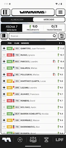 Winning Argentina ডাউনলোড করুন – আর্জেন্টিনা ফুটবলের সেরা ফ্যান্টাসি গেম - Screenshot 4