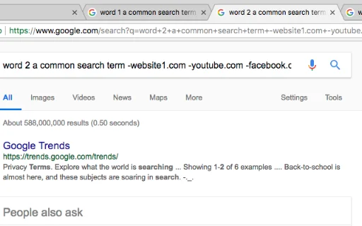 Multiple Tabs Search ডাউনলোড করুন – একসাথে অনেক ট্যাব খুলুন - Screenshot 3