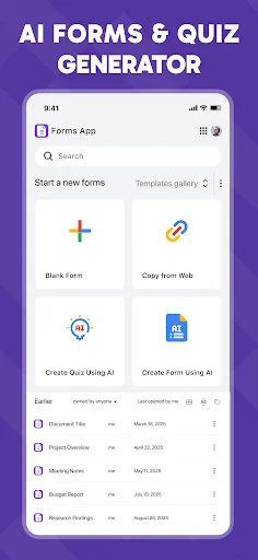 Forms App ডাউনলোড করুন – সেরা ফর্ম মেকার ও এডিটর টুল - Screenshot 6
