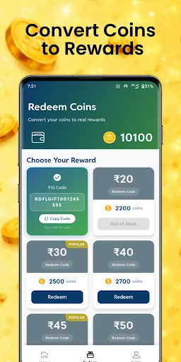 RedeemFly ডাউনলোড করুন – বিনামূল্যে রিডিম কোড ও রিওয়ার্ড পান - Screenshot 5