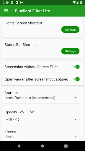 Bluelight Filter Lite ডাউনলোড করুন – চোখের সুরক্ষা ও আরাম - Screenshot 8