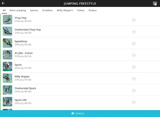 Tricktionary ডাউনলোড করুন – উইন্ডসার্ফিং শেখার সেরা অ্যাপ - Screenshot 7