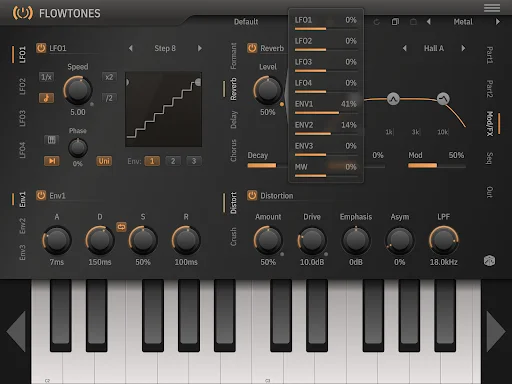 Flowtones ডাউনলোড করুন – অ্যান্ড্রয়েডের সেরা ভার্চুয়াল অ্যানালগ সিন্থেসাইজার - Screenshot 21
