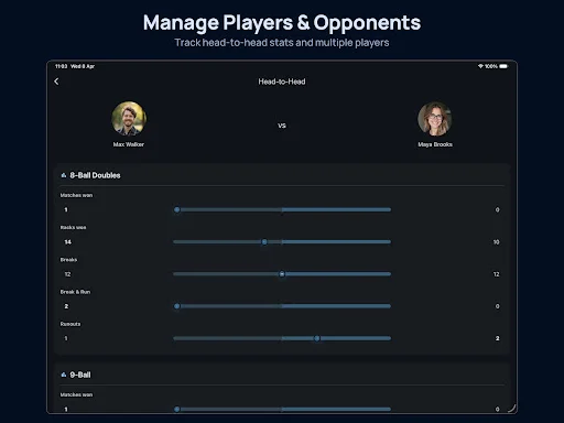 BilliardManager ডাউনলোড করুন – আপনার বিলিয়ার্ড দক্ষতা উন্নত করুন - Screenshot 15