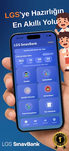 LGS SınavBank 2026 ডাউনলোড করুন – সেরা পরীক্ষার প্রস্তুতি অ্যাপ - Screenshot 1