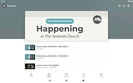 The Summit Church NWA অ্যাপ ডাউনলোড করুন – আধ্যাত্মিক উন্নতির জন্য সেরা মাধ্যম - Screenshot 8