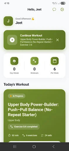 Gymertia – AI Gym Trainer ডাউনলোড করুন – সেরা পার্সোনাল ট্রেইনার অ্যাপ - Screenshot 1